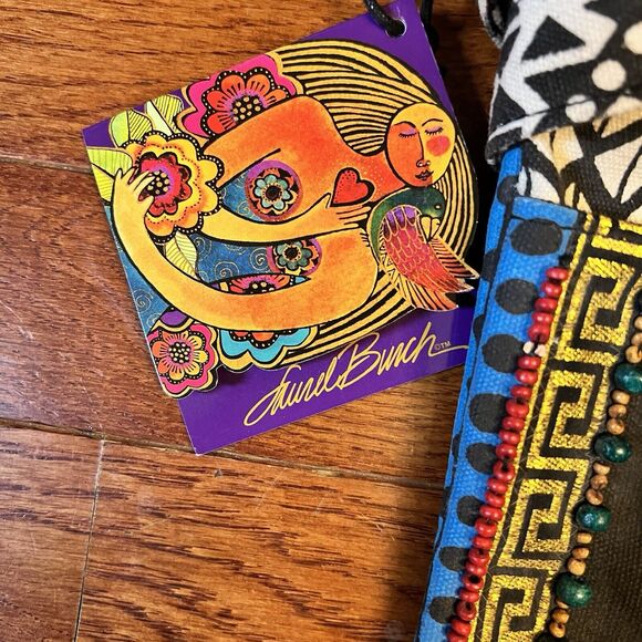 LAUREL BURCH Cat Kitten Egyptian Turquoise Crossbody Purse NWT - Picture 10 of 11